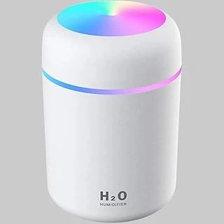 Wiforte Beyaz Hava Nemlendirme Humidifier – Ortam, Oda Araç İçin Buhar Makinesi, Işıklı Nemlendirici Sprey (Yüksek Performans) ürün görseli 1