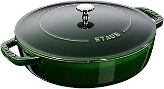 Staub Chistera Yağmur Efektli Kapaklı Döküm Tencere, Basilikum Renkli, 2.8 Litre, 24 Cm ürün görseli 1