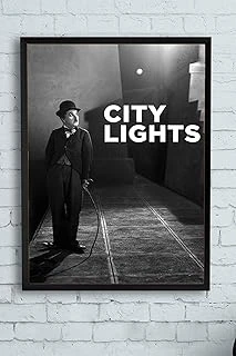 Postermanya (Pster10476) City Lights Film Afişi Çerçeveli Tablo (40X50Cm) ürün görseli 1