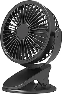 Sıkıştırmalı Şarj Edilebilir 3 Kademe Taşınabilir Kıskaçlı Mini Fan Sessiz Vantilatör Soğutma ürün görseli 1