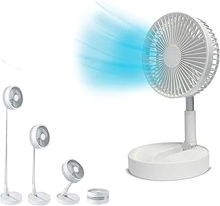 Livington Fold & Cold – Uzatılabilir Mini Vantilatör, Pilli, Güçlü Usb Vantilatör, 10 Saat Çalışma Süresi, Esnek Ayaklı Masa Vantilatörü, 1 M Yüksekliğe Kadar Uzatılabilir ürün görseli 1