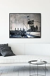 Postermanya (Pster10890) Eski Istanbul Boğaz Nostaljik Çerçeveli Tablo (21X30Cm) ürün görseli 1