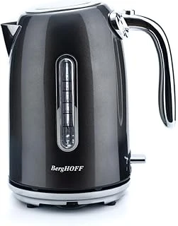 Berghoff Gem Metallic 1.7 Litre Su Isıtıcısı – 2200 W, Paslanmaz Çelik Gövde | Silver ürün görseli 1