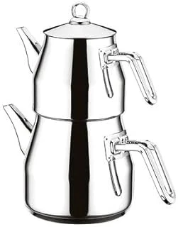 Oms 8103 Xl Maxi Boy 4 Parça Çelik Çaydanlık Sade ürün görseli 1