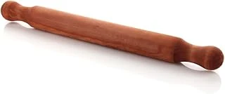 Doğal Ahşap Merdane 49 Cm, Profesyonel Kalın Hamur Pizza Açma Merdanesi (5 Cm Çap), Pürüzsüz Yüzeyli Masif Tahta Merdane ürün görseli 1