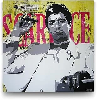 Al Pacino - Scarface Tablosu - 60X60Cm ürün görseli 1