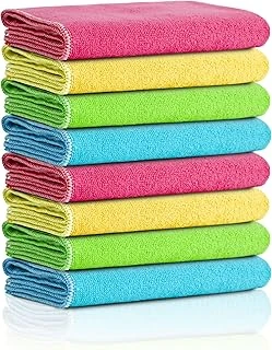 Miclo Cleaning | Mikrofiber Temizlik Bezi | Klasik Serii | 250 Gsm | Banyo, Mutfak Bezi | Bulaşık Kurulama Bezi | 4 Renk X8 Adet ürün görseli 1