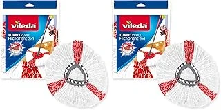 Vileda Turbo 2In1 Yedek Paspas, Üçgen Başlık, Yumuşak Mikrofiber, 1 Adet 2Li Paket ürün görseli 1