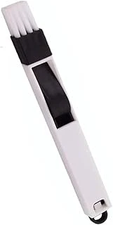 Kyrotech Çok İşlevli Pencere Rayı Klavye Temizleme Fırçası – Toz Küreği Ile 2'Si 1 Arada Mini Temizlik Seti, Oluk, Köşe, Bilgisayar, Pencere Rayı, Klavye Arası Temizliği İçin Pratik Fırça Siyah ürün görseli 1