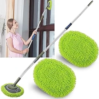 15° İşten Tasarruflu Dirsek Uzatma Direkli Duvar Temizleyici, Uzun Saplı Duvar Paspası, Süpürgelik Temizleyici Aleti, Mikrofiber Toz Temizleyici, Duvar, Zemin, Tavan, Pencere Için Temizleme Fırçası ürün görseli 1