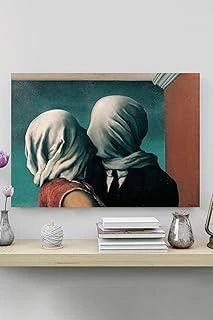 Postermanya (Pster20207) The Lovers - Aşıklar - Rene Magritte Sanatsal Poster 50 X 70 ürün görseli 1
