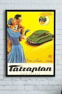 Postermanya (Pster13833) Araba Çerçeveli Tablo (40X50Cm) ürün görseli 1