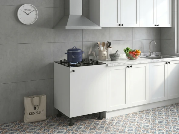 Kenzlife ocak dolabı kamuranmdf byz 85*60*56 mutfak % 100 MDF gövde arkalıksız ürün görseli 1