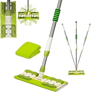 Arsimo 360 Derece Dönebilen Teleskopik Pratik Temizlik Mopu Clamp Cloth Sihirli Mop ürün görseli 1