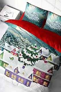 Monohome Yılbaşı Süsü Merry Christmas Çift Kişilik 3D Nevresim Takımı, Monohome1061 ürün görseli 1