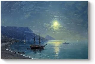 Ivan Ayvazovski - Evening In Crimea Tablosu 140 X 100 ürün görseli 1