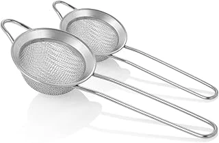 2 Adet Smartizi Metal Çay Süzgeci (6 Cm) - Paslanmaz İnce Gözenekli Pratik Çay Bitki Çayı Süzgeci ürün görseli 1