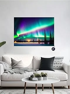 Postermanya (Pster20692) Büyüleyici Kuzey Işıkları Iskandinav Tarzı Poster 60 X 90 ürün görseli 1