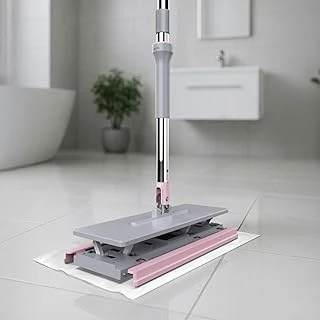 Deconox One Click Mop Paleti 4Xl Büyük Palet 32Cm, 8 Adet Bez Hediyeli, Asansörlü Mekanizma Çok Pratik, Tembel El Değmeden Islak Havlu Bez Kullan At Otomatik, Kullan At Bezlerin Hepsine Uyumludur. ürün görseli 1