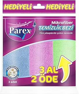Parex Mikrofiber Temizlik Bezi 3'Lü Paket ürün görseli 1