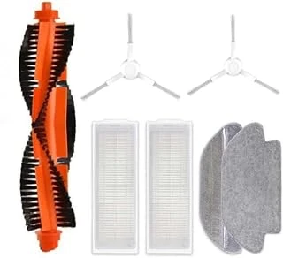 Ibrush, 7 Parça Vacuum Mop Ile Uyumlu Beyaz Yan Fırçalı Set, Vacuum Mop P Stytj02Ym Viomi V2 Viomi V2 Viomi V3 Viomi Se Ile Uyumlu Beyaz Yan Fırçalı Set ürün görseli 1