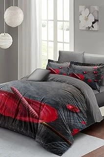 Monohome%100 Pamuk Saten Çift Kişilik Nevresim Takımı Gray Dream, Monohome35914 ürün görseli 1
