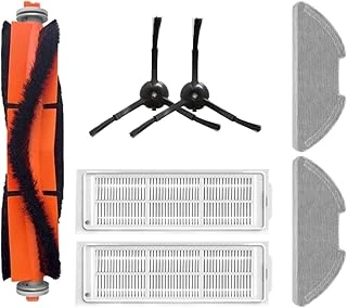 Robotyedek Mop 2 (Siyah) Mjst1Shw Mjst1Shw Uyumlu Yedek Fırça Filtre Mop Seti-7 Parça ürün görseli 1