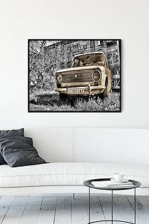 Postermanya (Pster10870) Eski Araba Çerçeveli Tablo (40X50Cm) ürün görseli 1