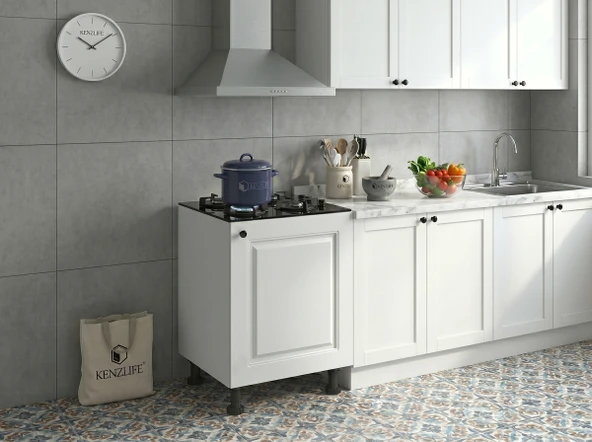 Kenzlife membran ocak dolabı kamuran byzbyz çerçeve 85*60*56 mebran kapak suntalam gövde arkalıksız ürün görseli 1
