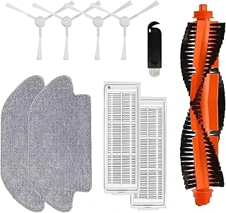 Beyaz Mi Robot Vacuum Mop (Styj02Ym) Ile Uyumlu Fırça,Hepa Filtre 10 Parça Yedek Parça Mega Set ürün görseli 1