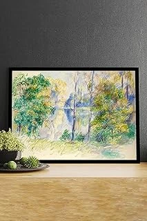 Postermanya (Pster14797) View Of A Park - Auguste Renoir Sanatsal Çerçeveli Tablo 30 X 40 ürün görseli 1