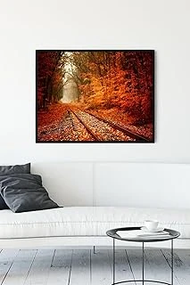 Postermanya (Pster12272) Sonbahar Manzara Çerçeveli Tablo 4 (50X70Cm) ürün görseli 1