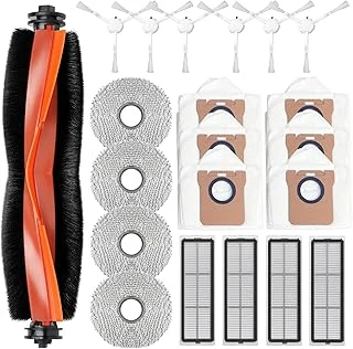 Robot Vacuum X20+/X10+ Için 21 Adet Aksesuar Seti, Yedek Parça, 1 Ana Fırça, 6 Toz Torbası, 4 Silme Bezi, 6 Yan Fırça, 4 Filtre (Xiaomi X20 / X20 Ile Uyumlu Değildir) ürün görseli 1