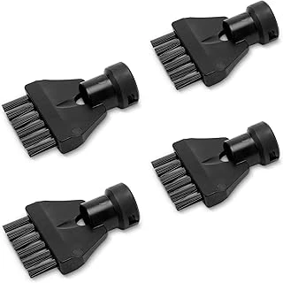 Kärcher Derz Fırçası Seti, 4 Fırçalı, Tüm Kärcher Sc Easyfix Deluxe Buharlı Temizleyiciler Için, Siyah ürün görseli 1
