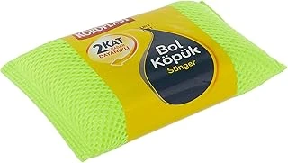 Bol Köpüklü Bulaşık Süngeri, Çizik & İz Bırakmaz, Pratik Temizlik Süngeri, Tava, Tencere, Tabak, Bardak, Çatal, Bıçak, Ocak, Tezgah, Cam & Seramik Yüzeyler ürün görseli 1