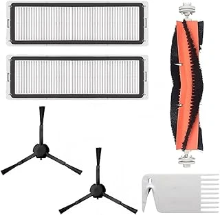 Dreame L10 Ile Uyumlu Hubsan Siyah Yan Fırçalı 6 Parça Set ürün görseli 1