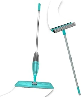 Pony Süper 2 Li̇ Sprey Mop + Teleskopi̇k Sapli Cam Si̇leceği̇ Yeşi̇l Paspas Temi̇zli̇k Seti̇ ürün görseli 1