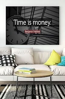 Postermanya (Pster17426) Vakit Nakittir Time Is Money Girişimcilik Kanvas Tablo 2 30 X 40 ürün görseli 1