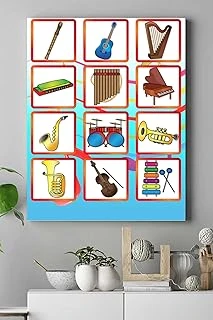 Postermanya (Pster17481) Müzik Aletleri Eğitim Kanvas Tablo 21 X 30 ürün görseli 1