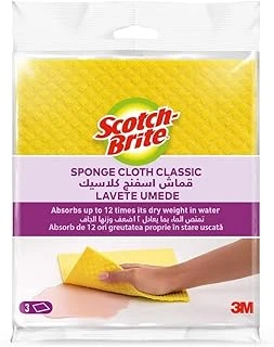 Scotch-Brite Süper Emici Sünger Bez 3'Lü ürün görseli 1
