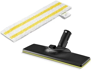 Kärcher Set Zemin Başlığı Mikrofiber Bez Easyfix Buharlı Temizleyici Kärcher Sc Ile Uyumlu - Zeminler Için, Her Türlü Yüzey Için Uygun, Makinede Yıkanabilir, Beyaz ürün görseli 1