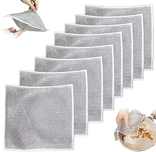 Smartizi 5'Li Çizmez Tel Bulaşık Bezi Seti (20X20 Cm) - Mutfak Hassas Yüzeyler İçin 5 Adet Avantajlı Temizlik Bezi ürün görseli 1