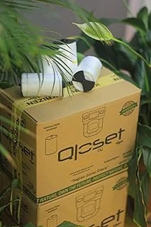 Kaizen Qloset Roll Prime-Premium Hijyenik Kapak Sistemi Rulosu 50'Li Koli (2 Adet Yedek Ji̇let Eldi̇ven) ürün görseli 1