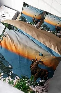 Monohome Deer 3D Çift Kişilik Nevresim Takımı 200X220, Monohome9192 ürün görseli 1