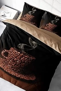 Monohome Çift Kişilik Pamuk Saten Live Coffee Nevresim Takımı, Monohome19907 ürün görseli 1