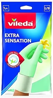 Vileda Extra Sensation Eldiven,%100 Doğal Lateks, L ürün görseli 1