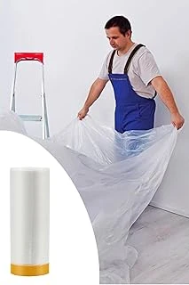 Boya Badana Eşya Koruma Hışır Örtüsü, Yapışkanlı, Şeffaf, 180 Cm X 15 Mt ürün görseli 1