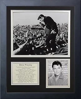 Efsanevi Ölüm Asla Elvis Presley Live Çerçeveli Fotoğraf Kolajı, 11 X 35,6 Cm ürün görseli 1