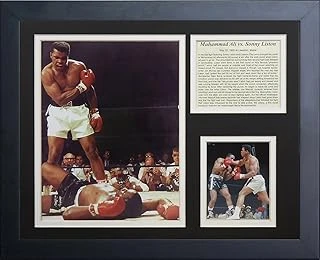 Efsaneler Kalıp Hiç Muhammad Ali V.B. Liston Çerçeveli Fotoğraf Collage, 11 X 35,6 Cm ürün görseli 1