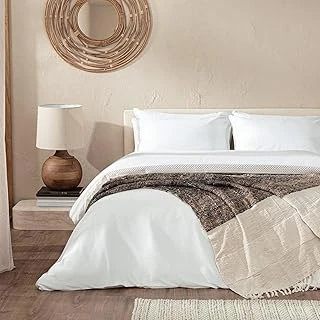 Mardılle Bambu Çift Kişilik Nevresim Seti 200X220 Cm Ekru ürün görseli 1